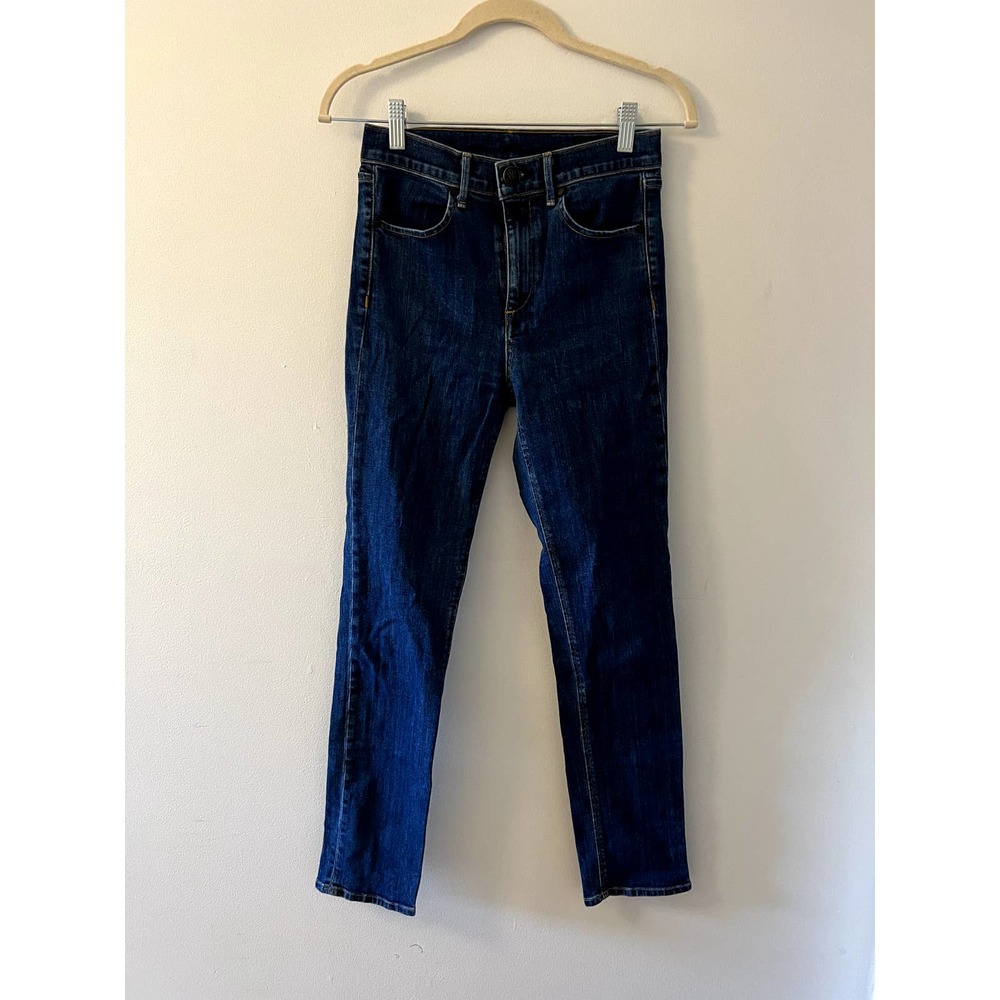 rag & bone high waisted skinny blue jeans